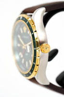 Versace Men's Watch Hellenyium GMT Green Leather V11090017 - WatchPilot