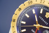 Versace Men's Watch Hellenyium GMT Two-Tone Blue V11060017 - WatchPilot
