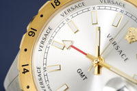 Versace Men's Watch Hellenyium GMT Two-Tone Silver V11030015 - WatchPilot