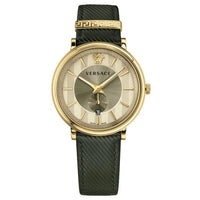 Versace Men's Watch V-Circle Small Seconds Green VBQ030017 - WatchPilot