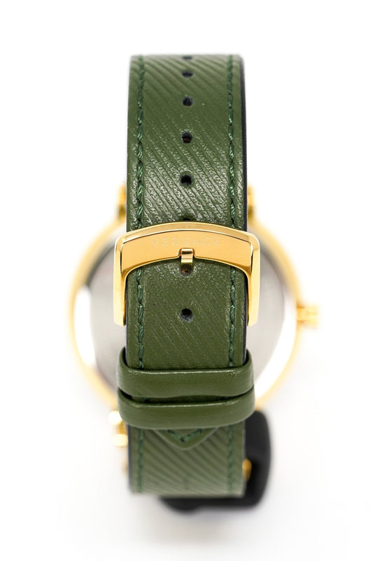 Versace Men's Watch V-Circle Small Seconds Green VBQ030017 - WatchPilot