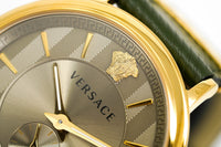 Versace Men's Watch V-Circle Small Seconds Green VBQ030017 - WatchPilot