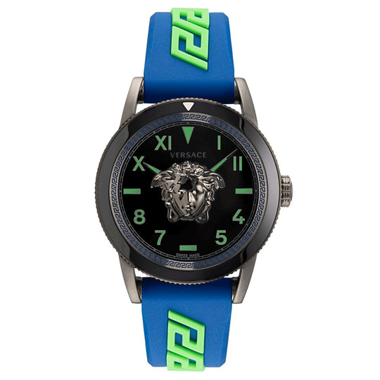 Versace Men's Watch V-Palazzo 43mm Blue VE2V00722