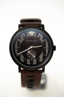Versace V-Circle Small Seconds IP Black - WatchPilot