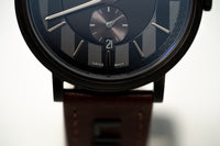 Versace V-Circle Small Seconds IP Black - WatchPilot