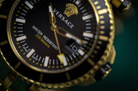 Versace V-Race Diver Gold Plated - WatchPilot