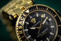 Versace V-Race Diver Gold Plated - WatchPilot