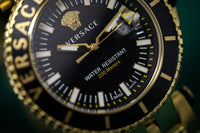 Versace V-Race Diver Gold Plated - WatchPilot