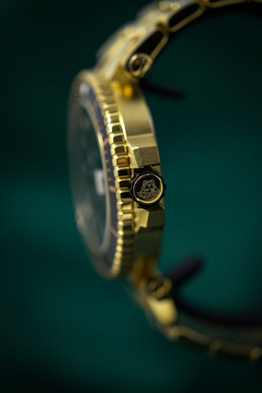Versace V-Race Diver Gold Plated - WatchPilot