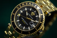 Versace V-Race Diver Gold Plated - WatchPilot