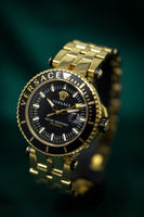 Versace V-Race Diver Gold Plated - WatchPilot