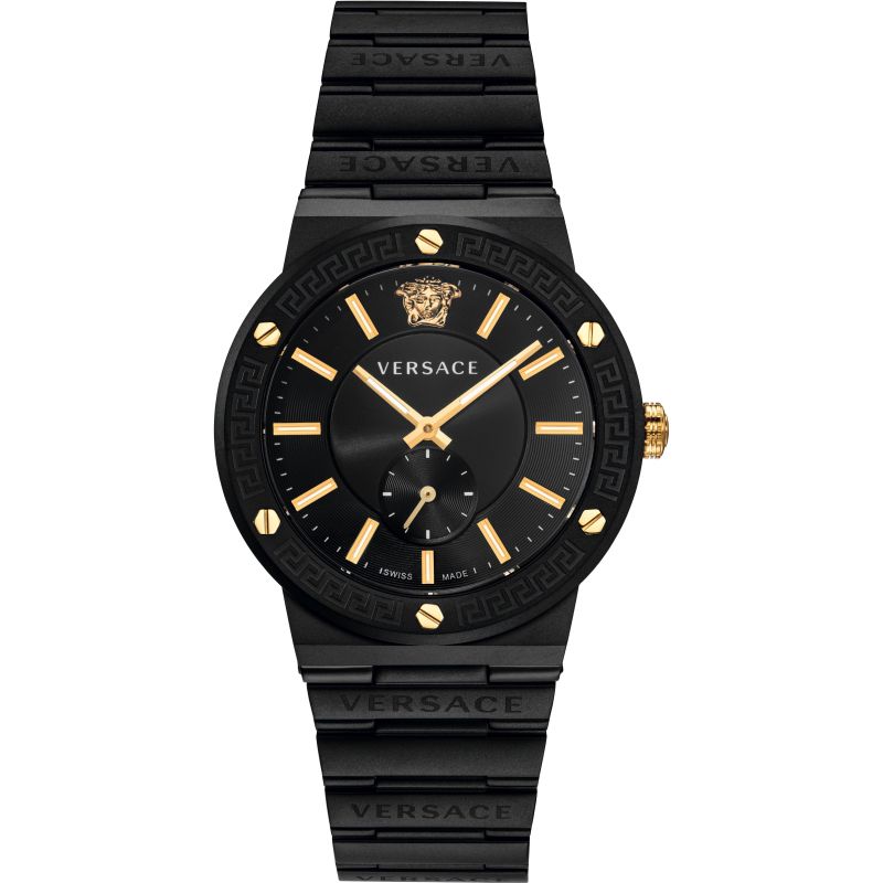 Versace Watch Greca Logo Black VEVI00620 - WatchPilot