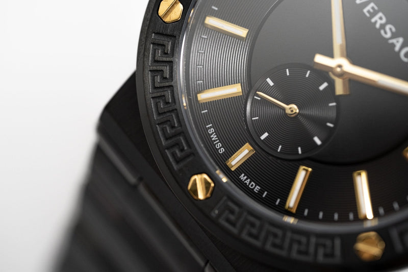 Versace Watch Greca Logo Black VEVI00620 - WatchPilot