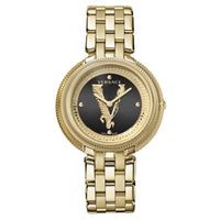 Versace Ladies Watch Thea 38mm Black Gold Bracelet VE2CA0723