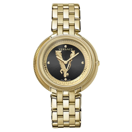 Versace Ladies Watch Thea 38mm Black Gold Bracelet VE2CA0723