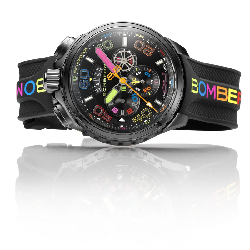 Watches - Bomberg Chroma Men's Black Watch BS45CHPBA.049-6.12