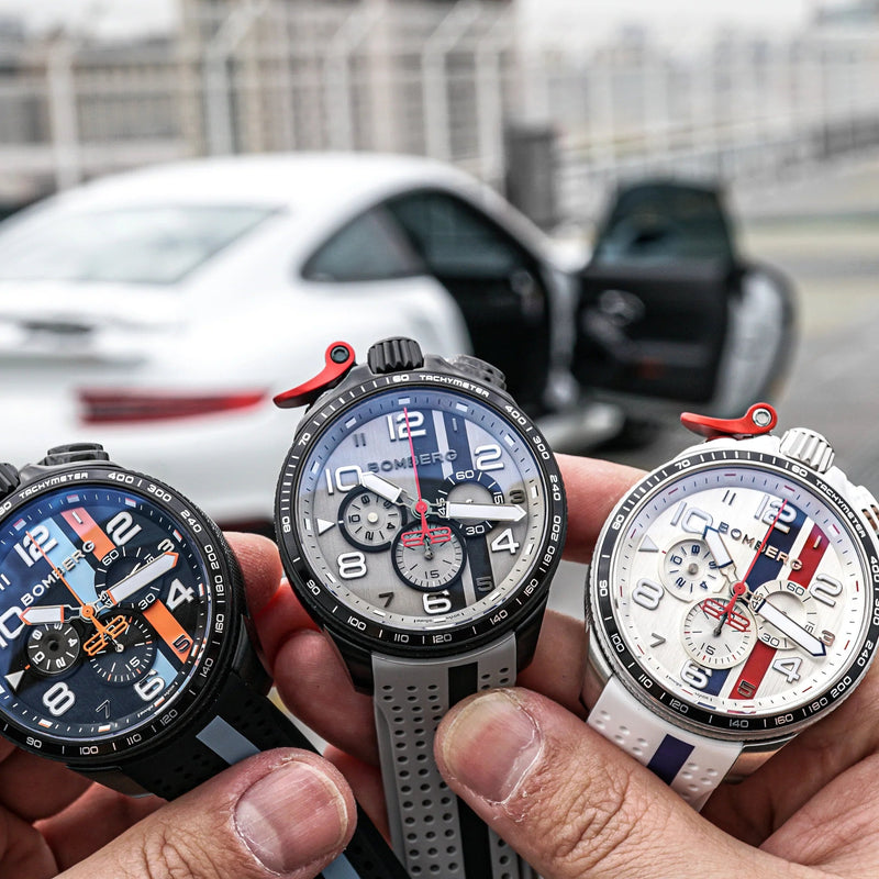 Bomberg Le Mans Men s White Watch BS45CHSP.059 4.10 from WatchPilot
