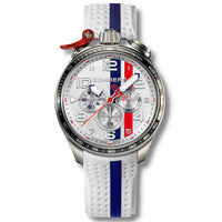 Watches - Bomberg Le Mans Men's White Watch BS45CHSP.059-4.10