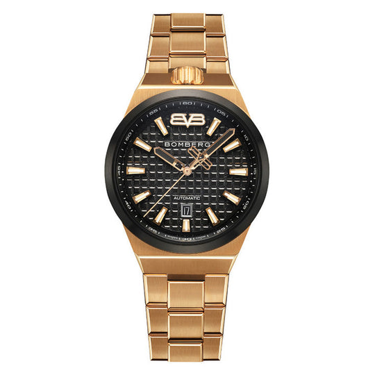 Bomberg Metropolis Shanghai Automatic Limited Edition Men's Gold Watch BF43APGD.09-9.12