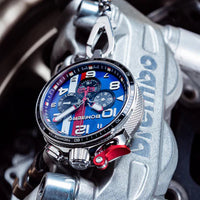 Watches - Bomberg Silverstone Men's Blue Watch BS45CHSP.059-8.10