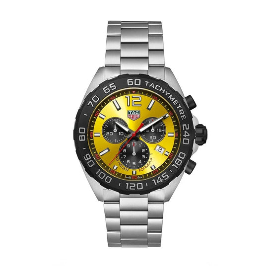 Tag Heuer Formula 1 Men's Yellow Chronograph Watch CAZ101AM.BA0842