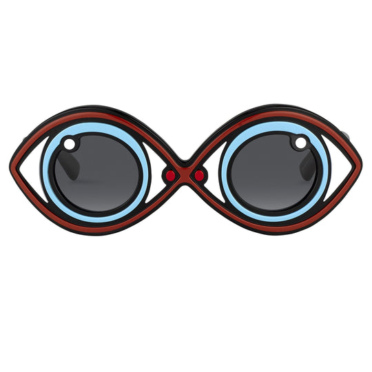 Yaz Bukey Ladies Sunglasses Eye Spy Blue and Grey YAZ2C1SUN