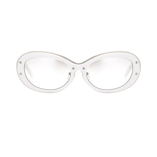 Yohji Yamamoto Sunglasses Cat Eye White and Clear