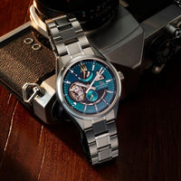Orient Star Men's Green Skeleton Automatic Watch RE-AV0114E