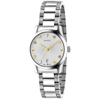 Gucci G-Timeless Ladies Silver Watch YA126572A