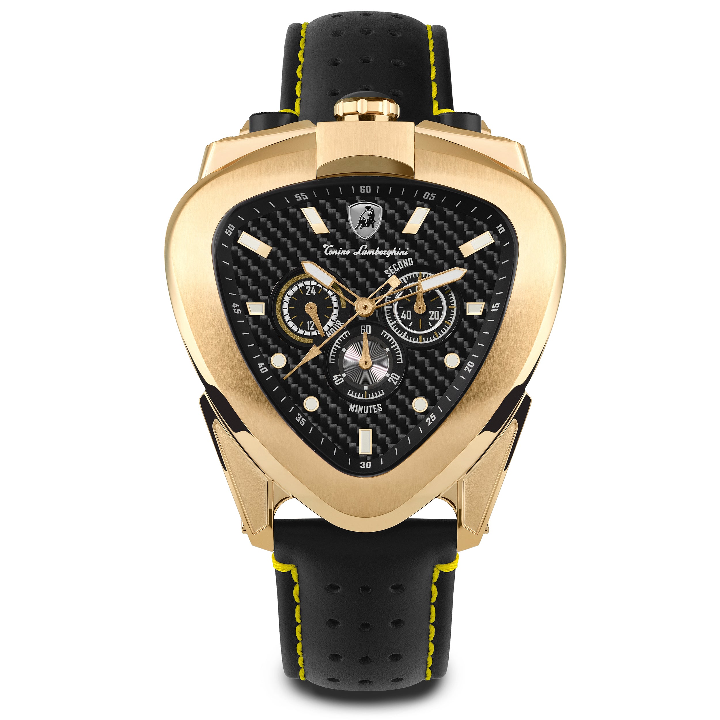 Tonino Lamborghini T20CH-B Spyder 12 H Men's Gold Chronograph