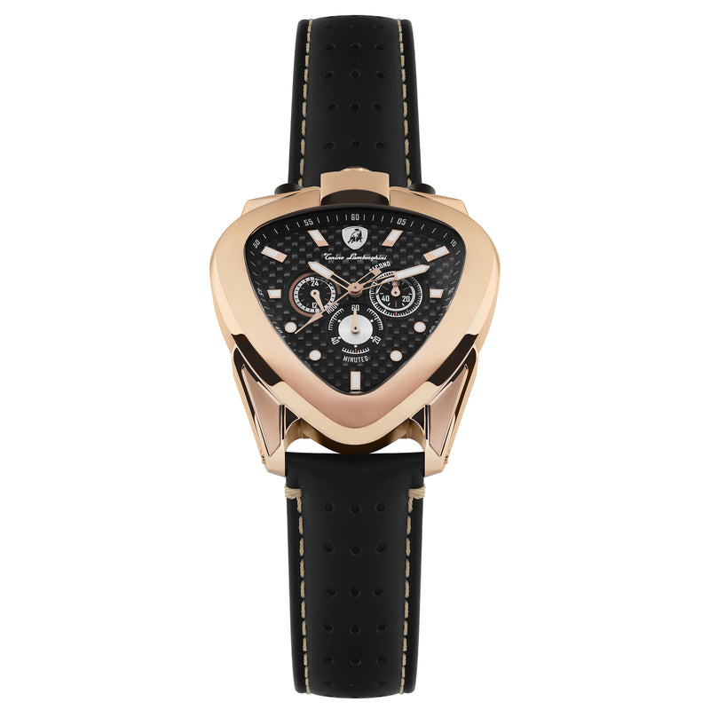 Tonino Lamborghini T20CH-C Spyder 12 H Men's Rose Gold Chronograph Watch