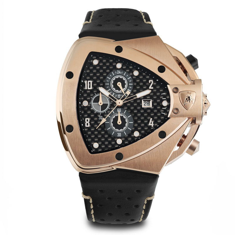 Tonino Lamborghini T20SH-C Spyder Horizontal Men's Rose Gold Chronograph Watch