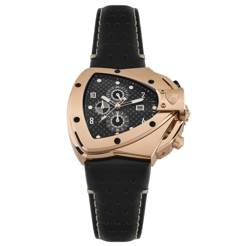 Tonino Lamborghini T20SH-C Spyder Horizontal Men's Rose Gold Chronograph Watch