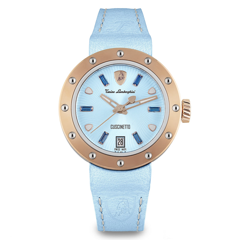 Tonino Lamborghini TLF-A05-3 Cuscinetto Ladies Blue Watch