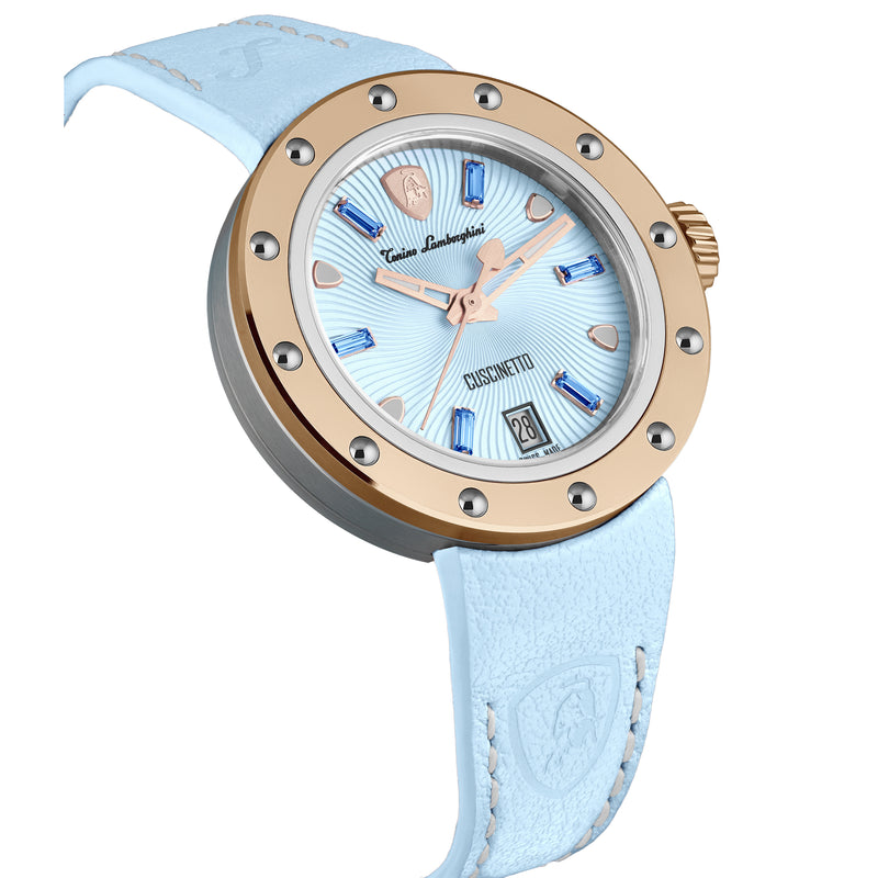 Tonino Lamborghini TLF-A05-3 Cuscinetto Ladies Blue Watch