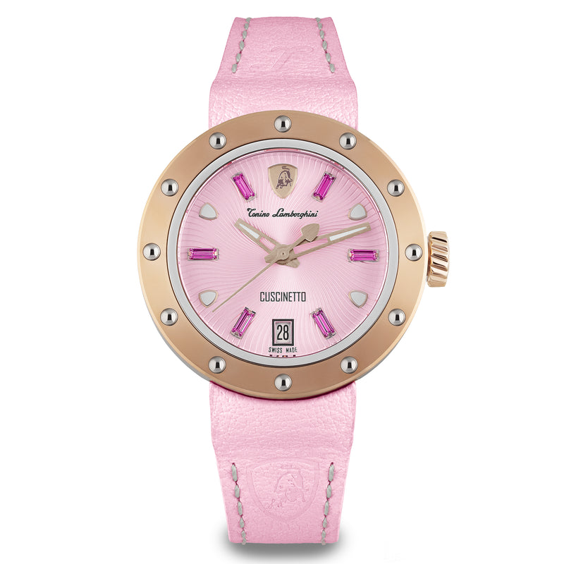 Tonino Lamborghini TLF-A05-4 Cuscinetto Ladies Pink Watch