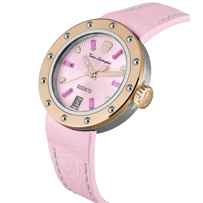 Tonino Lamborghini TLF-A05-4 Cuscinetto Ladies Pink Watch