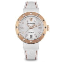 Tonino Lamborghini TLF-A05-5 Cuscinetto Ladies White Watch