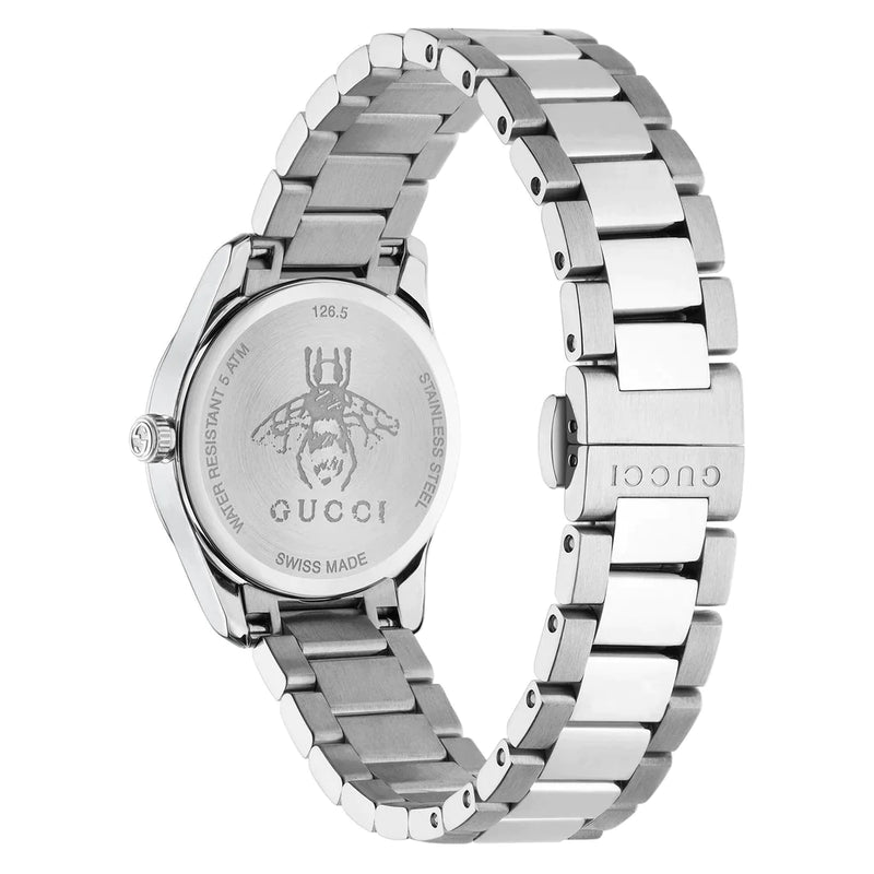 Gucci G-Timeless Ladies Silver Watch YA126572A