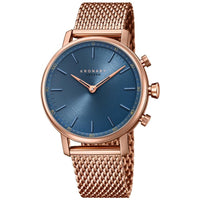 Analogue Smart Watch - Kronaby S0668/1 Ladies Rose Gold Carat Hybrid Smartwatch