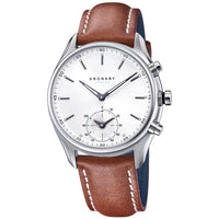 Analogue Smart Watch - Kronaby S0713/1 Men's Brown Sekel Hybrid Smartwatch