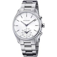 Analogue Smart Watch - Kronaby S0715/1 Men's Silver Sekel Hybrid Smartwatch