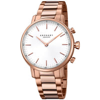 Analogue Smart Watch - Kronaby S2446/1 Ladies Rose Gold Carat Hybrid Smartwatch