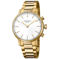 Analogue Smart Watch - Kronaby S2447/1 Ladies Gold Carat Hybrid Smartwatch