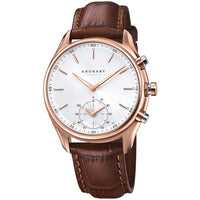 Analogue Smart Watch - Kronaby S2746/1 Men's Brown Sekel Hybrid Smartwatch