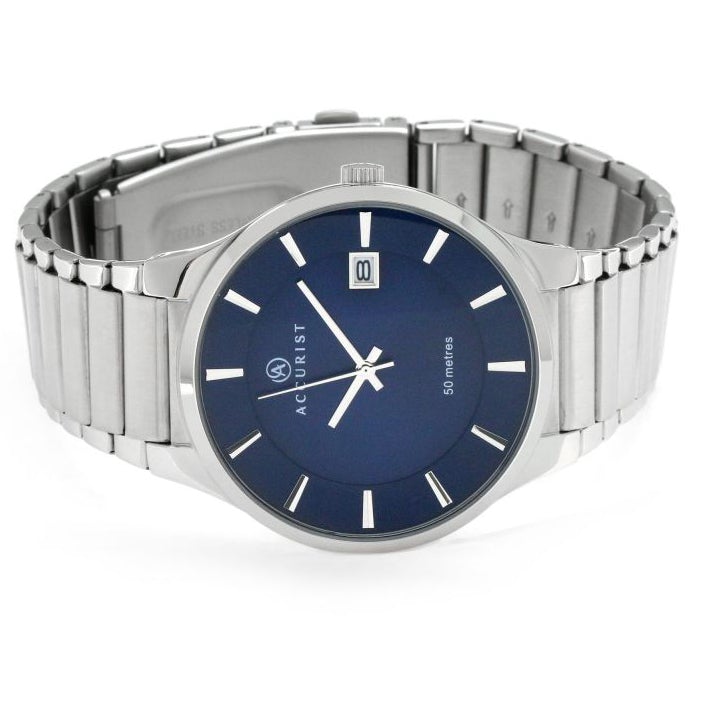 Analogue Watch - Accurist 7217 Men's Blue Watch