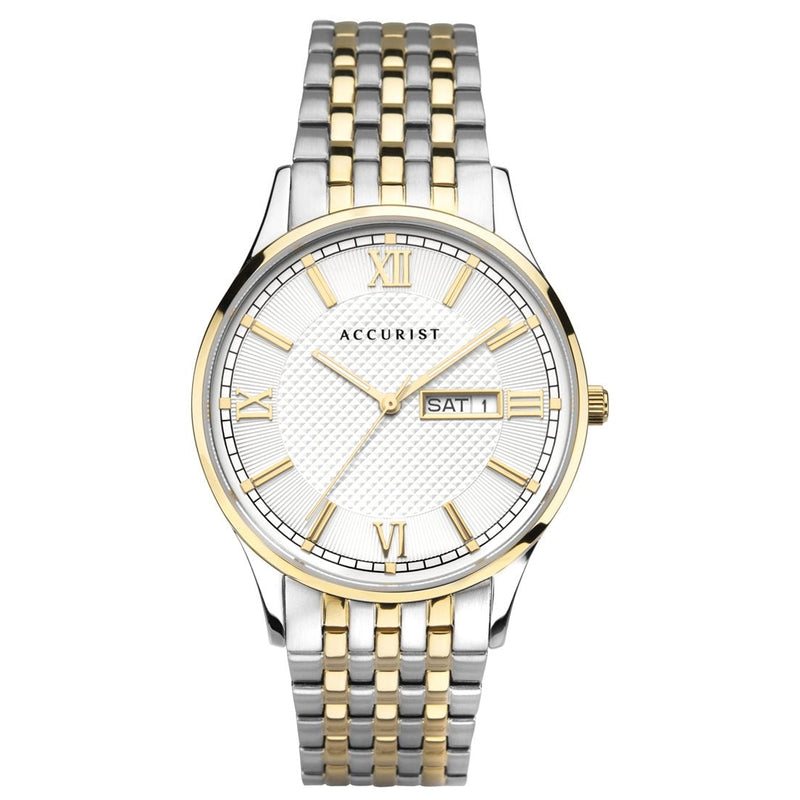 Analogue Watch - Accurist 7247 Men's Two-Tone Signature Watch