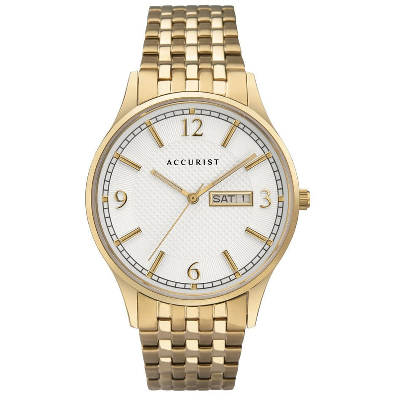 Analogue Watch - Accurist 7248 Men's Gold Signature Watch