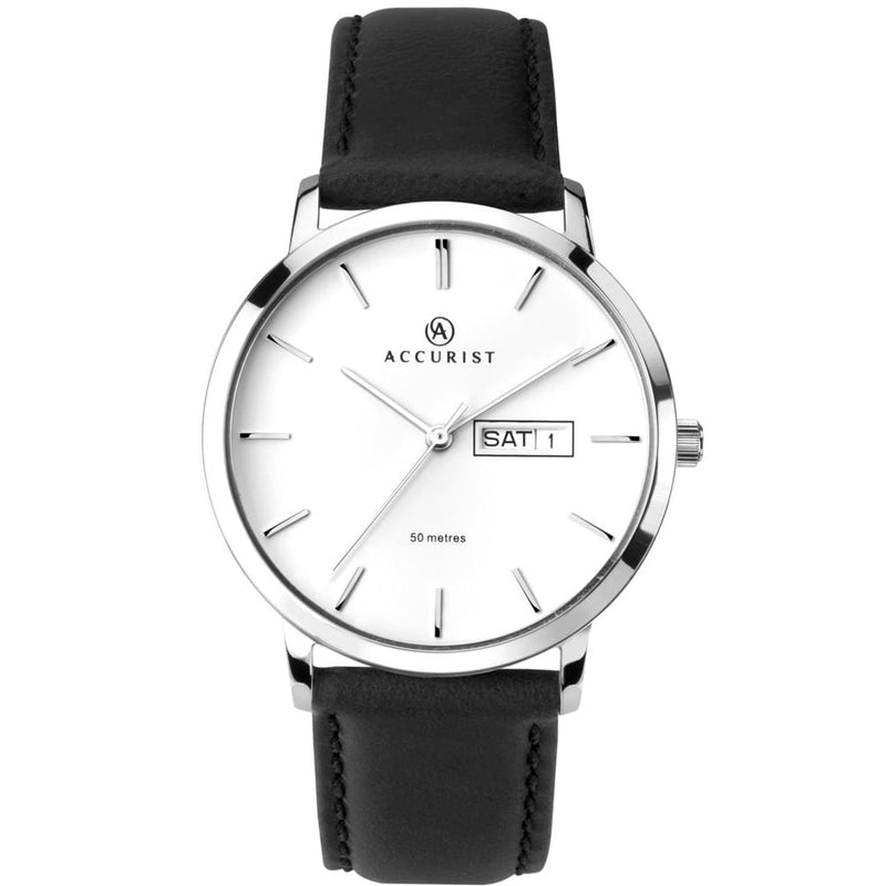 Analogue Watch - Accurist 7277 Men's Black Classic Watch