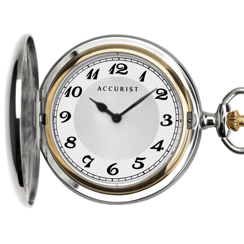 Analogue Watch - Accurist 7311 Men's Two-Tone Hunter Pocket Watch